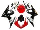 Carenados Moto Yamaha YZF 600 R6 2005 - Rojo Blanco Negro Brillante Asequibles