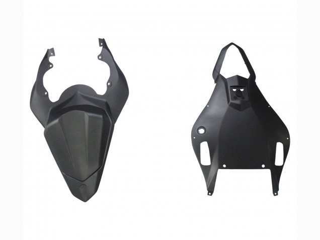Carenados Moto Yamaha YZF 600 R6 2006-2007 - Negro Mate Plata Llama Asequibles