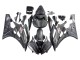 Carenados Moto Yamaha YZF 600 R6 2006-2007 - Negro Mate Plata Llama Asequibles