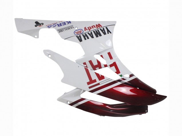 Carenados Moto Yamaha YZF 600 R6 2006-2007 - Blanco Rojo Granate Fiat Acer Yamalube Asequibles