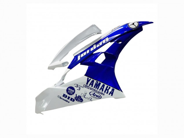 Carenados Moto Yamaha YZF 600 R6 2006-2007 - Blanco Azul Jordan Asequibles