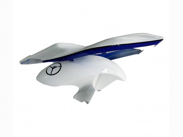 Carenados Moto Yamaha YZF 600 R6 2006-2007 - Blanco Azul Jordan Asequibles