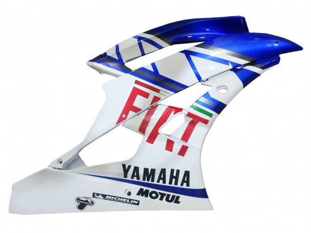 Carenados Moto Yamaha YZF 600 R6 2006-2007 - Blanco Azul Rojo Fiat Motul Michelin Asequibles