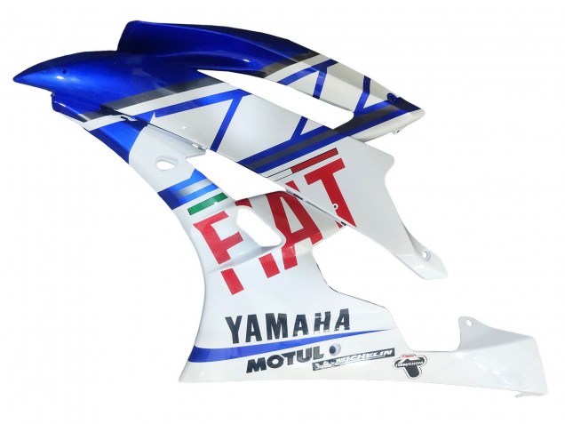 Carenados Moto Yamaha YZF 600 R6 2006-2007 - Blanco Azul Rojo Fiat Motul Michelin Asequibles