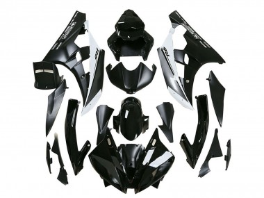 Carenados Moto Yamaha YZF 600 R6 2006-2007 - Negro Brillante Negro Mate Blanco Motul Michelin Asequibles