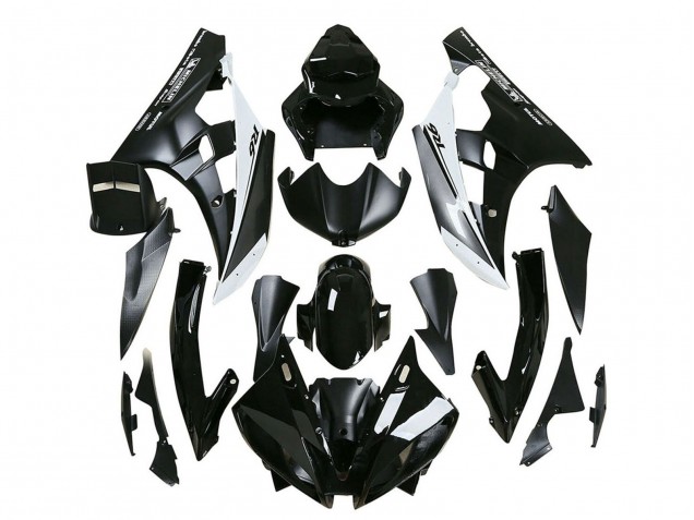 Carenados Moto Yamaha YZF 600 R6 2006-2007 - Negro Brillante Negro Mate Blanco Motul Michelin Asequibles
