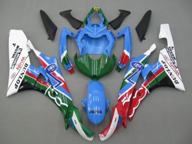 Carenados Moto Yamaha YZF 600 R6 2006-2007 - Azul Verde Blanco Rojo Dunlop Michelin Motul Asequibles