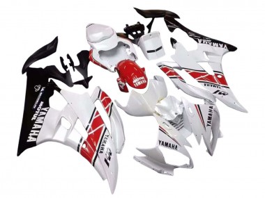 Carenados Moto Yamaha YZF 600 R6 2006-2007 - Blanco Rojo Negro Motul Asequibles