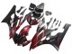 Carenados Moto Yamaha YZF 600 R6 2006-2007 - Rojo Negro Mate Asequibles