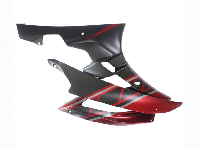 Carenados Moto Yamaha YZF 600 R6 2006-2007 - Rojo Negro Mate Asequibles