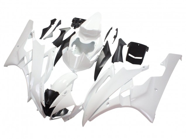Carenados Moto Yamaha YZF 600 R6 2006-2007 - Blanco Asequibles