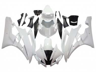 Carenados Moto Yamaha YZF 600 R6 2006-2007 - Blanco Asequibles