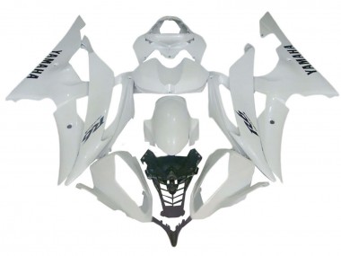 Carenados Moto Yamaha YZF 600 R6 2008-2016 - Blanco Brillante Asequibles
