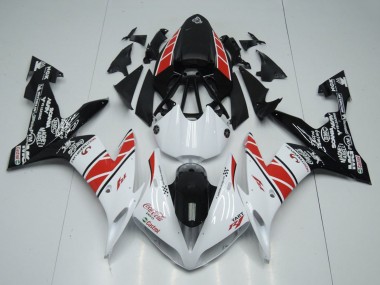 Carenados Moto Yamaha YZF R1 2004-2006 - Blanco Rojo Negro Castrol Asequibles
