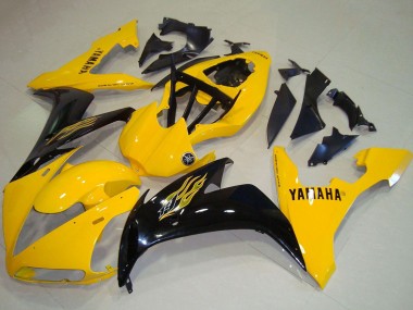 Carenados Moto Yamaha YZF R1 2004-2006 - Amarillo Negro Brillante Asequibles