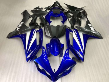 Carenados Moto Yamaha YZF R1 2007-2008 - Azul Blanco Negro Mate Asequibles