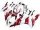 Carenados Moto Yamaha YZF 600 R6 2017-2023 - Blanco Rojo Negro Asequibles