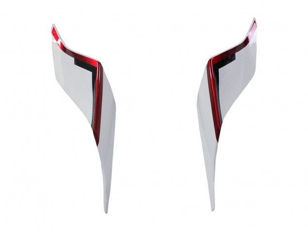 Carenados Moto Yamaha YZF 600 R6 2017-2023 - Blanco Rojo Negro Asequibles