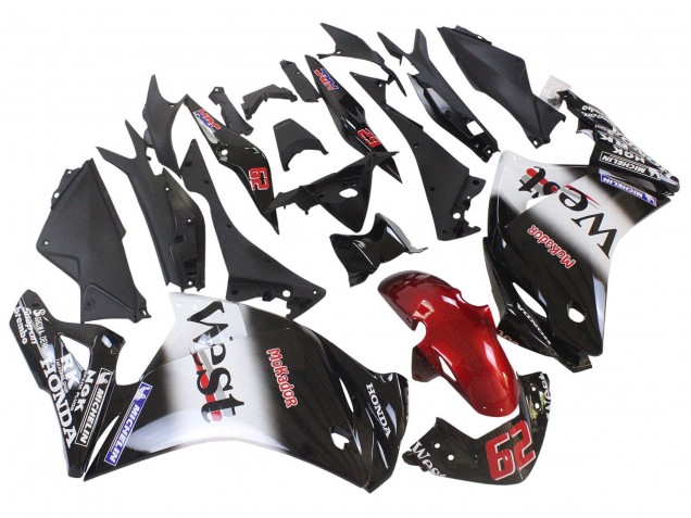 Carenados Moto Honda CBR250RR 2011-2015 - Negro Brillante Blanco West Rojo HRC 62 Asequibles