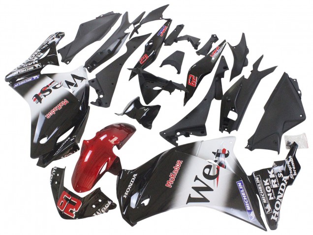 Carenados Moto Honda CBR250RR 2011-2015 - Negro Brillante Blanco West Rojo HRC 62 Asequibles