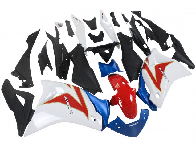 Carenados Moto Honda CBR250RR 2011-2015 - Blanco Rojo Azul Claro Asequibles