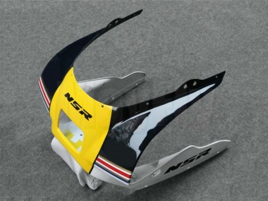 Carenados Moto Honda NSR250R 1988-1989 - Blanco Amarillo Oro Negro Brillante Asequibles