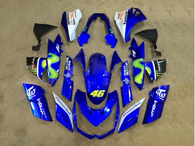 Carenados Moto Kawasaki Z1000 2010-2013 - Blanco Azul Amarillo Monstruo Asequibles