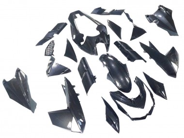 Carenados Moto Kawasaki Z1000 2010-2013 - Negro FibraCarbono Asequibles