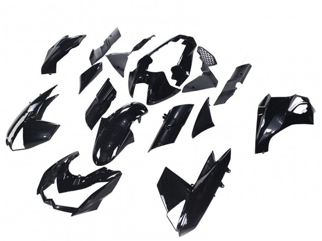 Carenados Moto Kawasaki Z1000 2010-2013 - Negro Brillante Asequibles