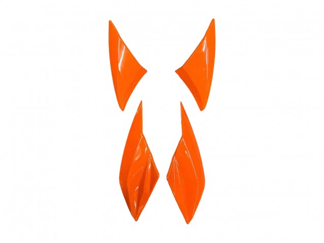Carenados Moto Kawasaki Z1000 2010-2013 - Naranja Negro Brillante Asequibles
