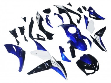 Carenados Moto Kawasaki Z1000 2014-2019 - Blanco Azul Negro Asequibles