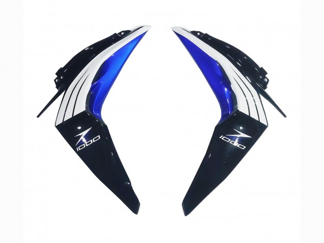 Carenados Moto Kawasaki Z1000 2014-2019 - Blanco Azul Negro Asequibles