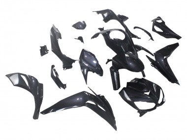 Carenados Moto Kawasaki Z1000 2014-2019 - Negro FibraCarbono Asequibles