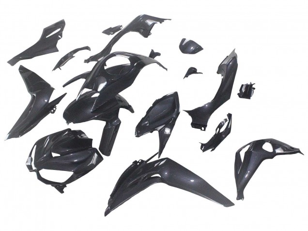 Carenados Moto Kawasaki Z1000 2014-2019 - Negro FibraCarbono Asequibles