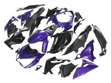 Carenados Moto Kawasaki Z1000 2014-2019 - Púrpura Negro Brillante Negro Mate Asequibles