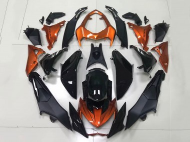 Carenados Moto Kawasaki Z1000 2014-2019 - Naranja Negro Brillante Negro Mate Asequibles