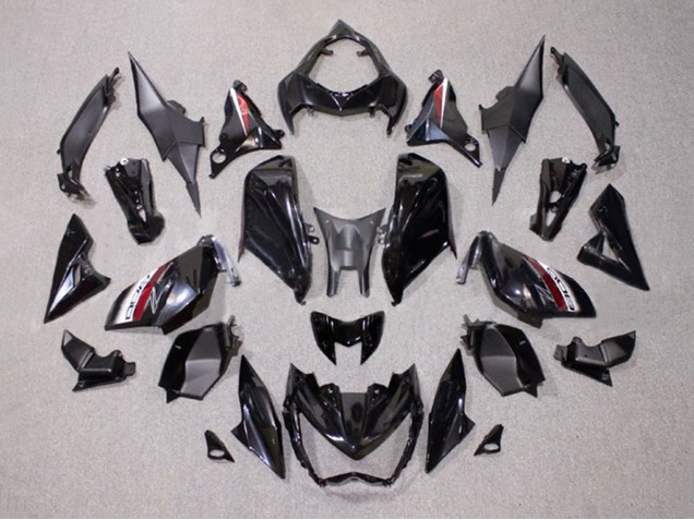 Carenados Moto Kawasaki Z1000 2014-2019 - Negro Brillante Rojo Blanco Asequibles