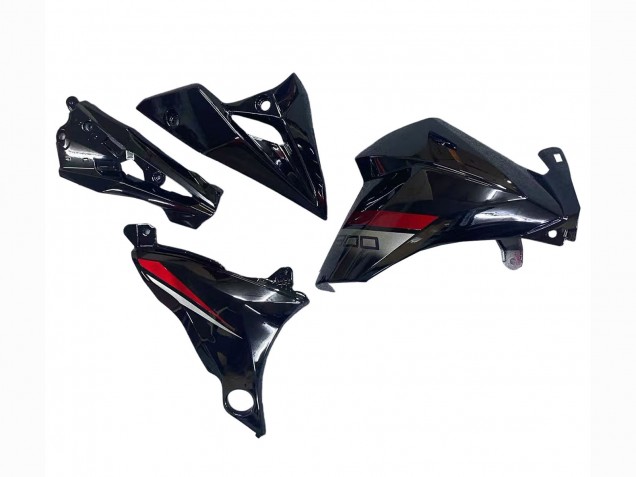 Carenados Moto Kawasaki Z800 2013-2018 - Negro Brillante Rojo Asequibles