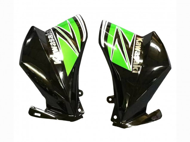 Carenados Moto Kawasaki Z800 2013-2018 - Verde Negro Brillante Asequibles