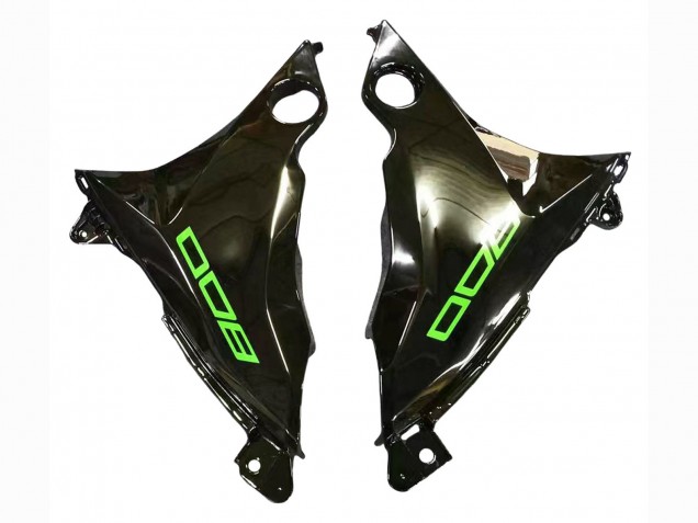 Carenados Moto Kawasaki Z800 2013-2018 - Verde Negro Brillante Asequibles
