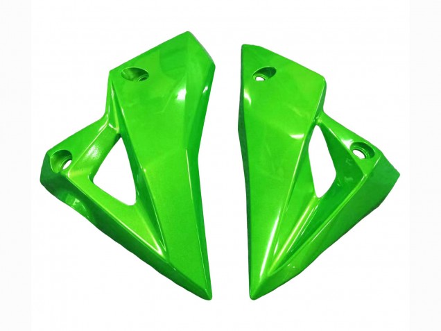 Carenados Moto Kawasaki Z800 2013-2018 - Verde Negro Brillante Asequibles