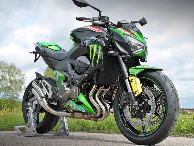 Carenados Moto Kawasaki Z800 2013-2018 - Verde Negro Brillante Rojo Amarillo Asequibles