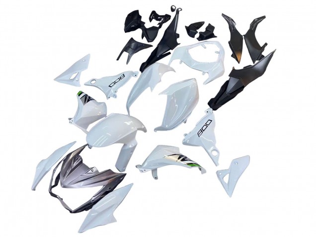 Carenados Moto Kawasaki Z800 2013-2018 - Blanco Verde Plata Negro Asequibles