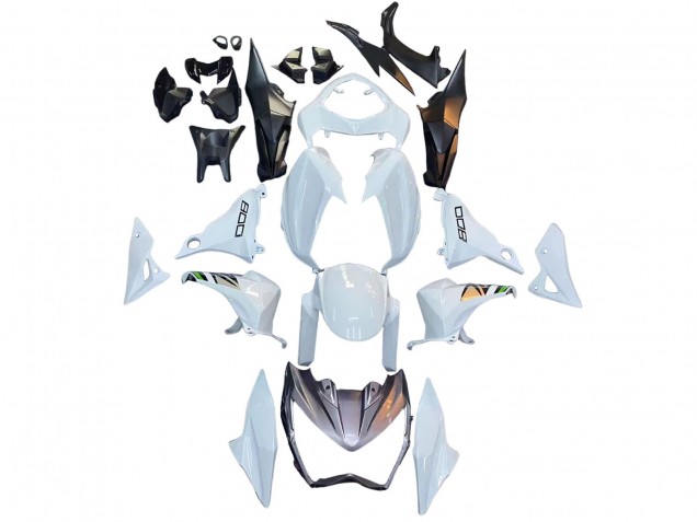 Carenados Moto Kawasaki Z800 2013-2018 - Blanco Verde Plata Negro Asequibles