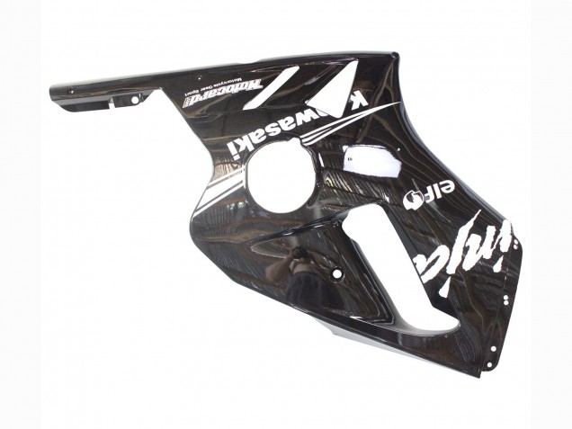 Carenados Moto Kawasaki ZX12R 2000-2001 - Negro Brillante Blanco Elf Nieve Asequibles