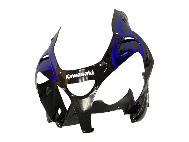 Carenados Moto Kawasaki ZX9R 2000-2001 - Negro Brillante Azul Llama Blanco Asequibles