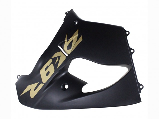 Carenados Moto Kawasaki ZX9R 2000-2001 - Negro Mate Oro Asequibles