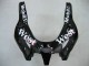 Carenados Moto Kawasaki ZX9R 2000-2001 - Negro Brillante Blanco West Asequibles