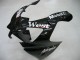 Carenados Moto Kawasaki ZX9R 2000-2001 - Negro Brillante Blanco West Asequibles