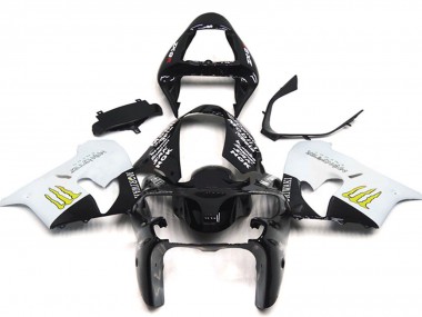 Carenados Moto Kawasaki ZX9R 2002-2003 - Blanco Negro Brillante Amarillo Monstruo Asequibles
